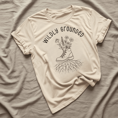 Printify T-Shirt Natural / S Wildly Grounded