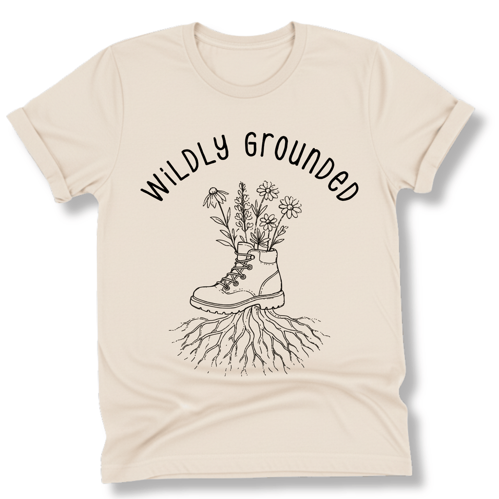 Printify T-Shirt Natural / S Wildly Grounded