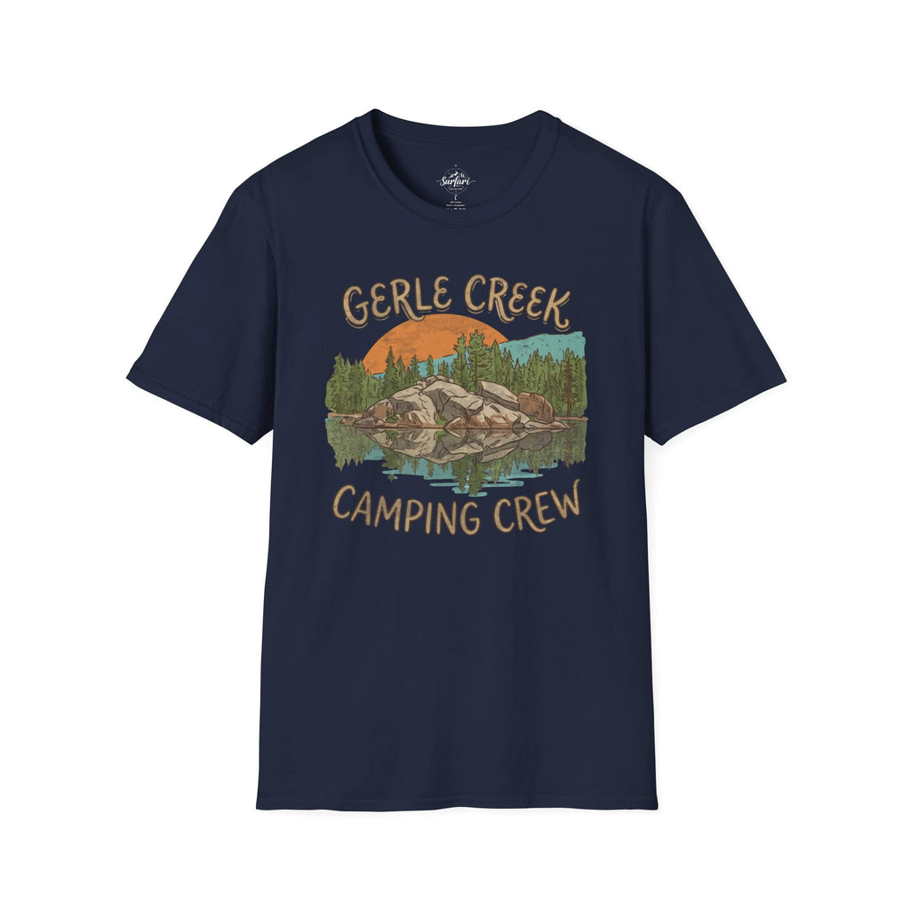 Printify T-Shirt Navy / S Camping Crew JOE