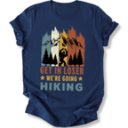 Printify T-Shirt Navy / S Get in loser!