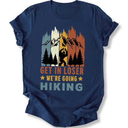 Printify T-Shirt Navy / S Get in loser!