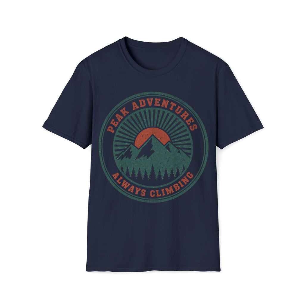 Printify T-Shirt Navy / S Peak adventures