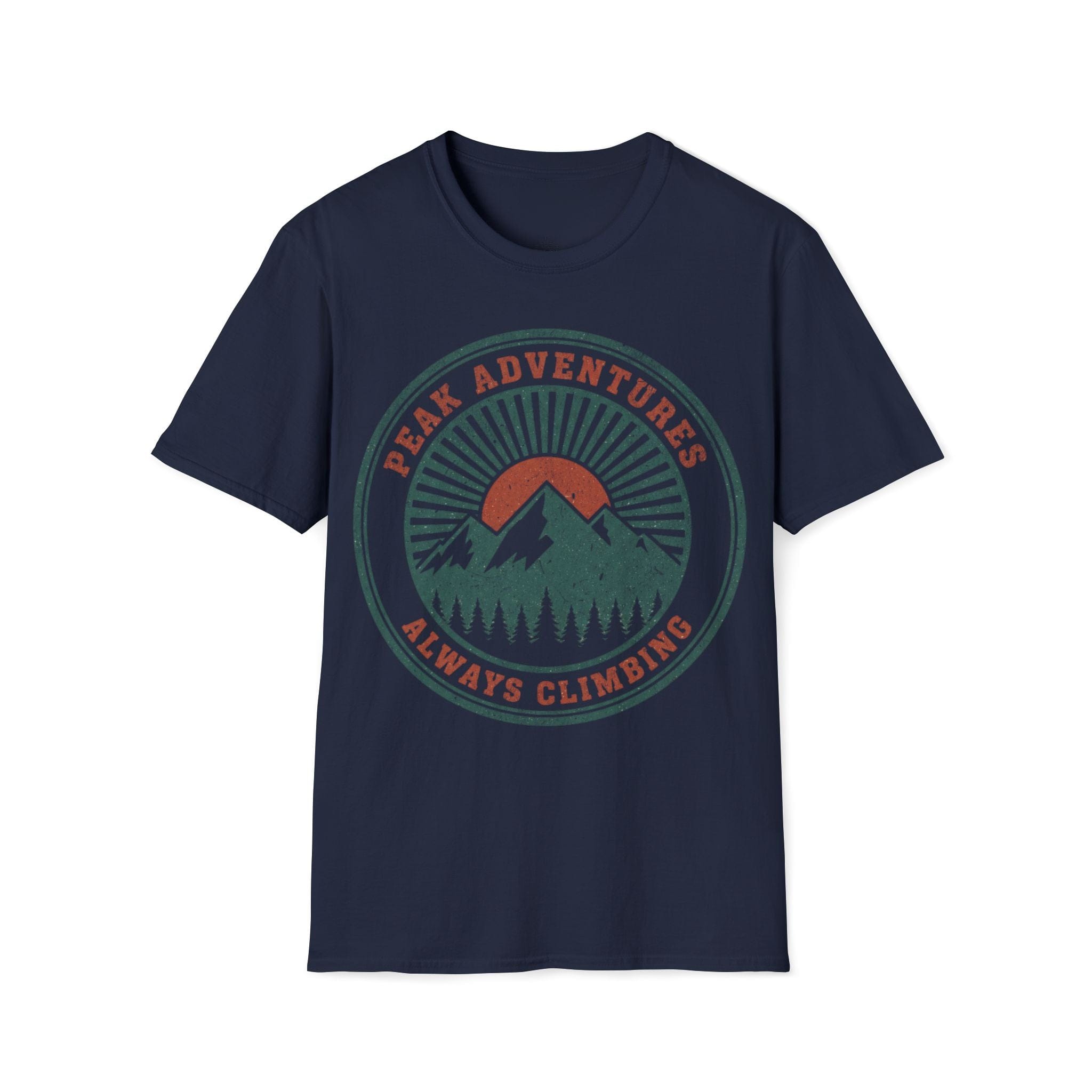 Printify T-Shirt Navy / S Peak adventures