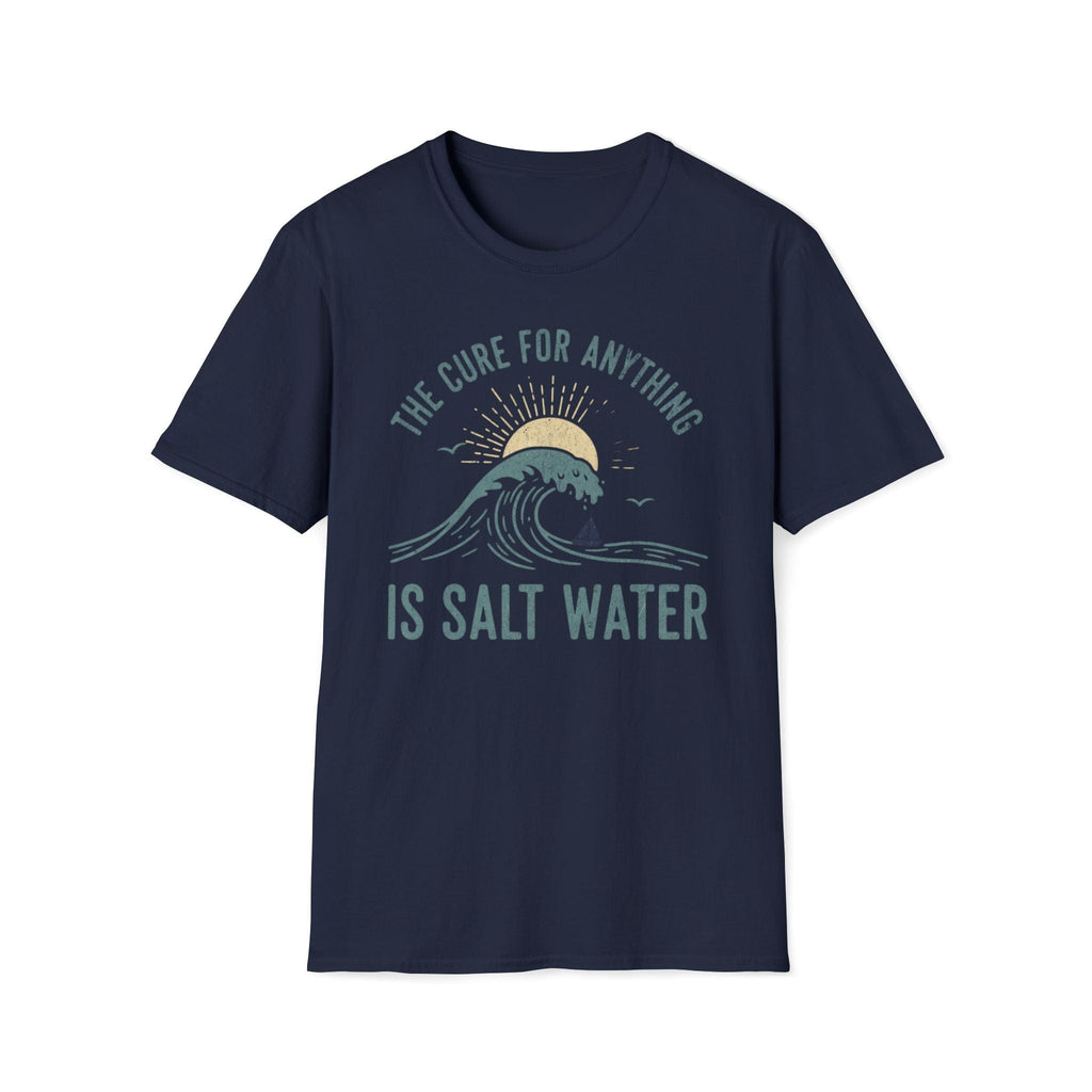 Printify T-Shirt Navy / S Salt Water Cure