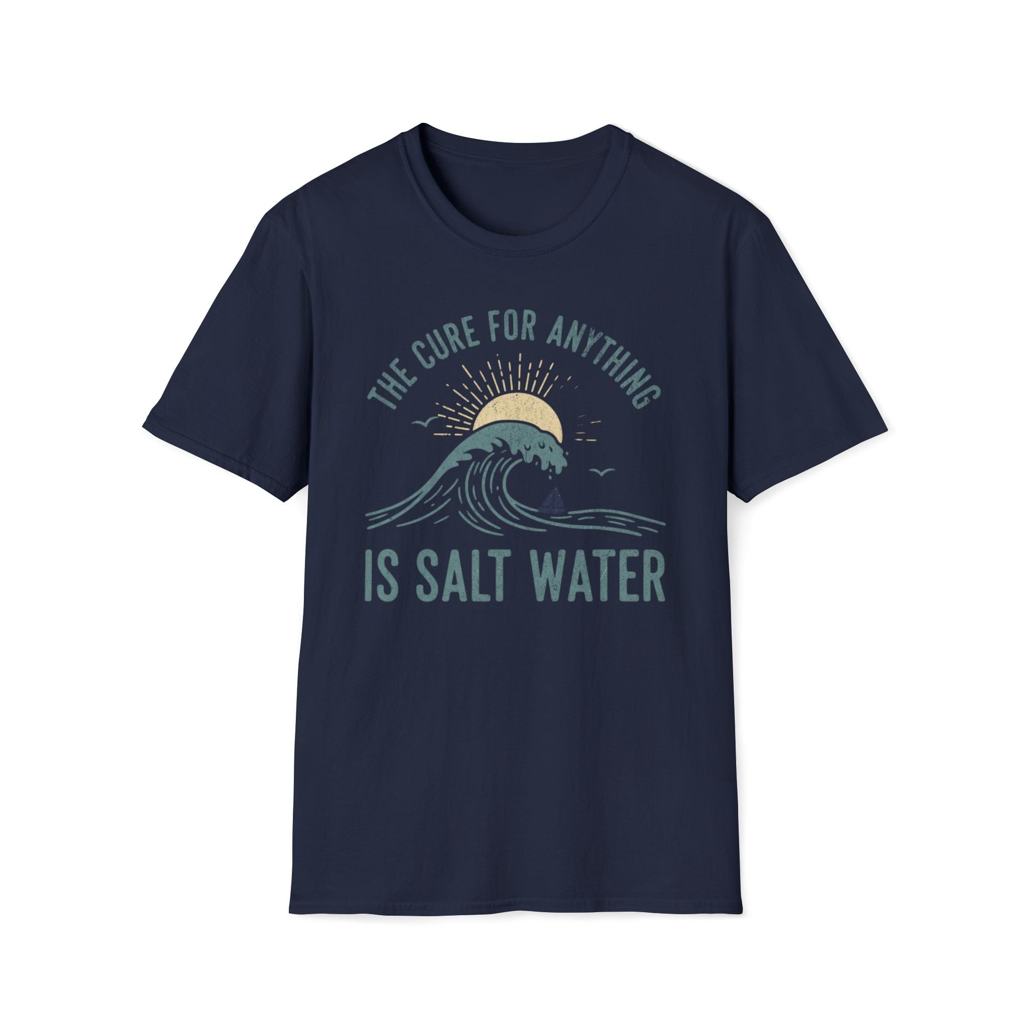 Printify T-Shirt Navy / S Salt Water Cure