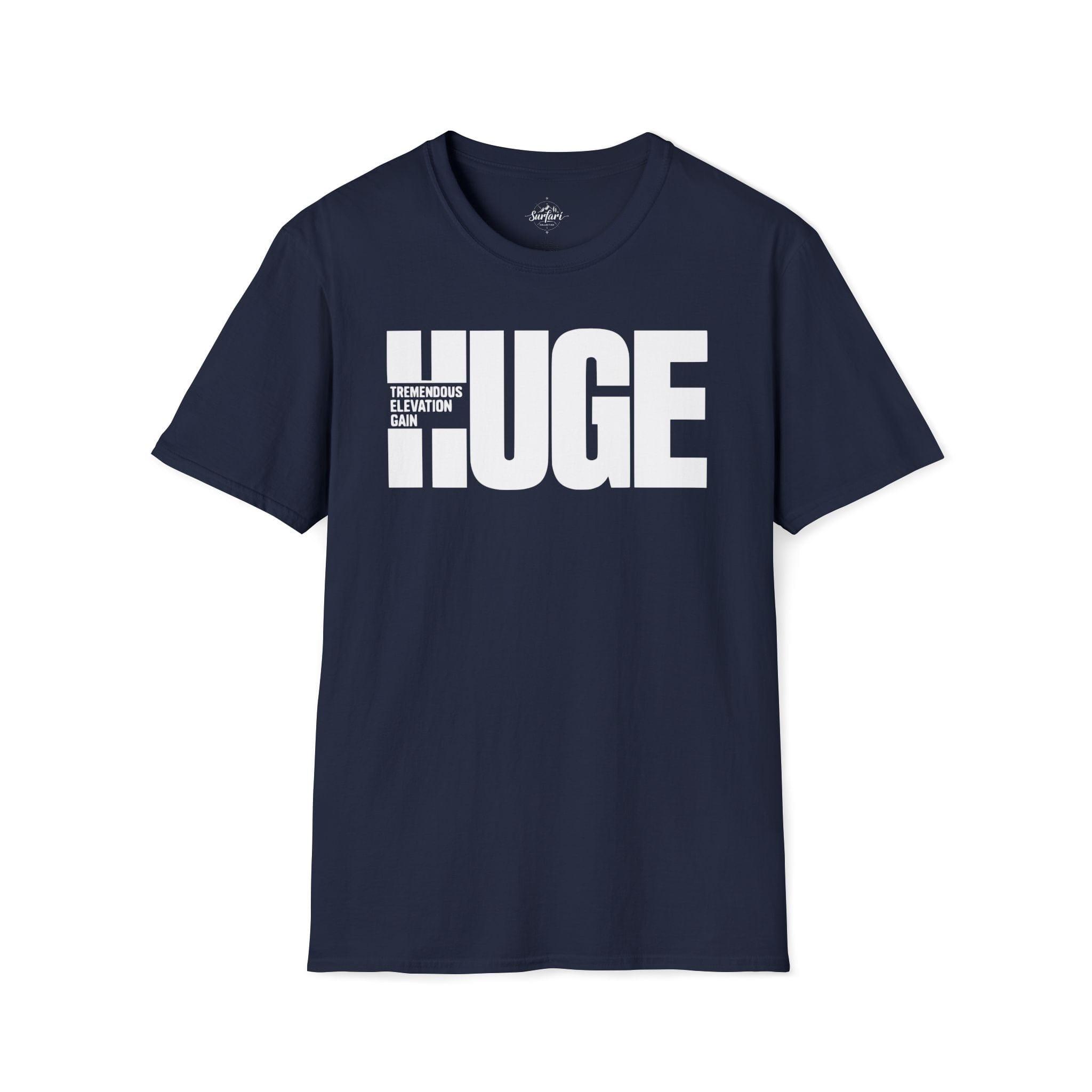 Printify T-Shirt Navy / S Trump Hikes - HUGE Elevation Gain!
