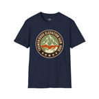 Printify T-Shirt Navy / S Trump Hikes - Tremendous Elevation Gain - HUGE!
