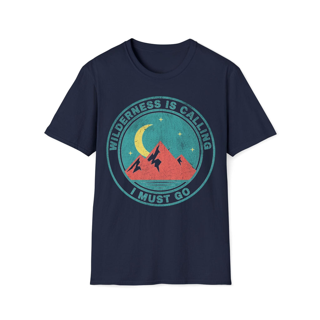 Printify T-Shirt Navy / S Wilderness is Calling
