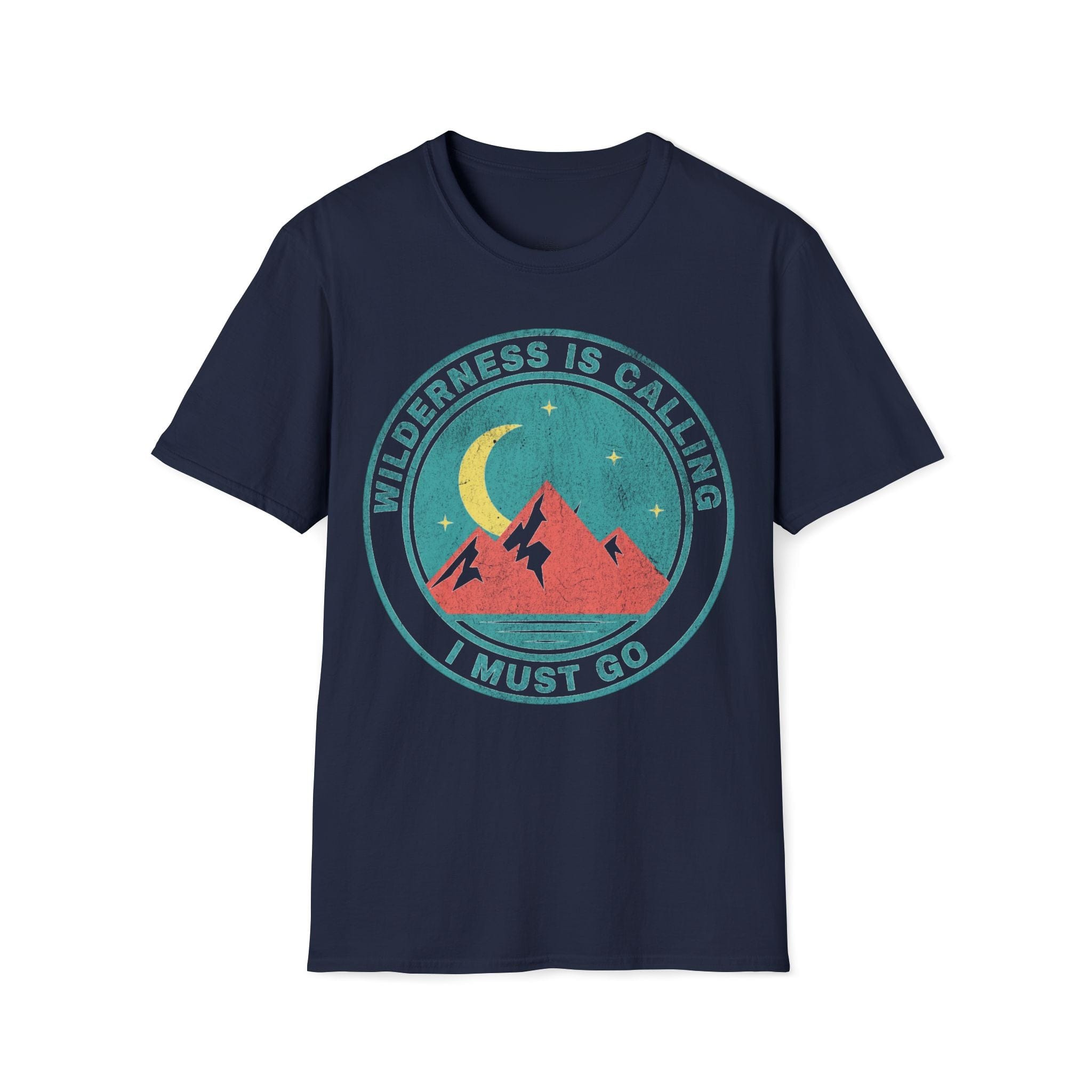 Printify T-Shirt Navy / S Wilderness is Calling