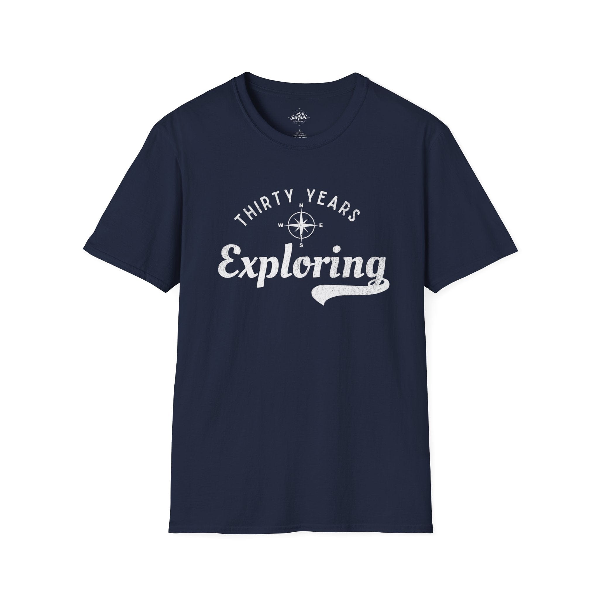 Printify T-Shirt Navy / XS 30 Years Exploring T-shirt