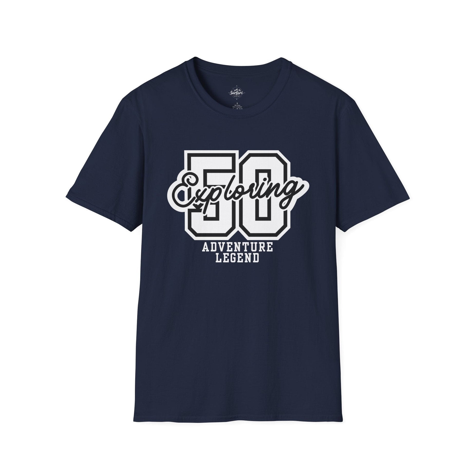 Printify T-Shirt Navy / XS 50 Yrs of Adventure