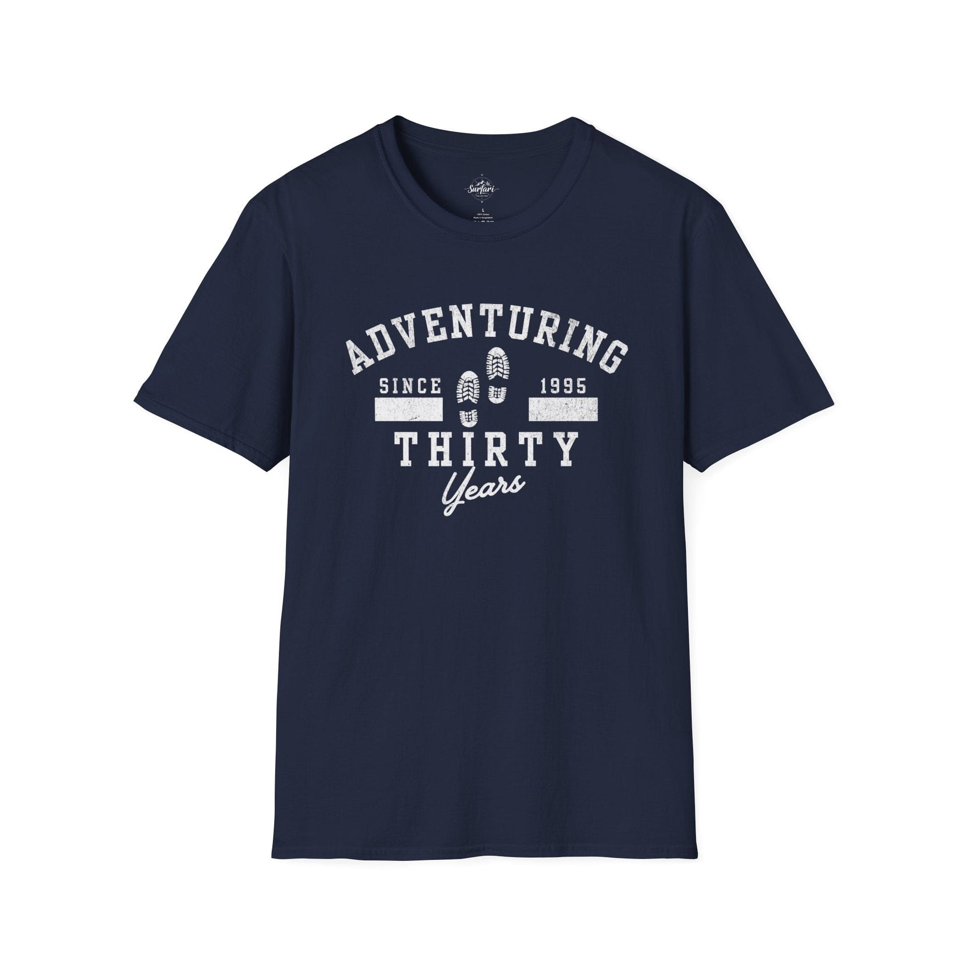 Printify T-Shirt Navy / XS Adventuring Since '95