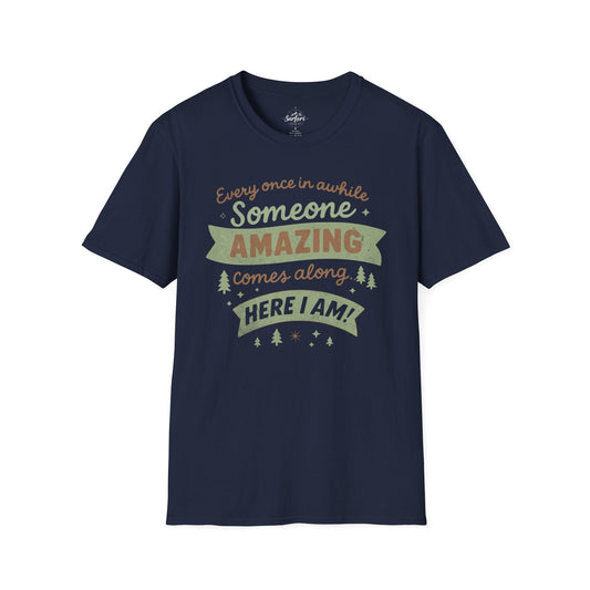 Printify T-Shirt Navy / XS Amazing