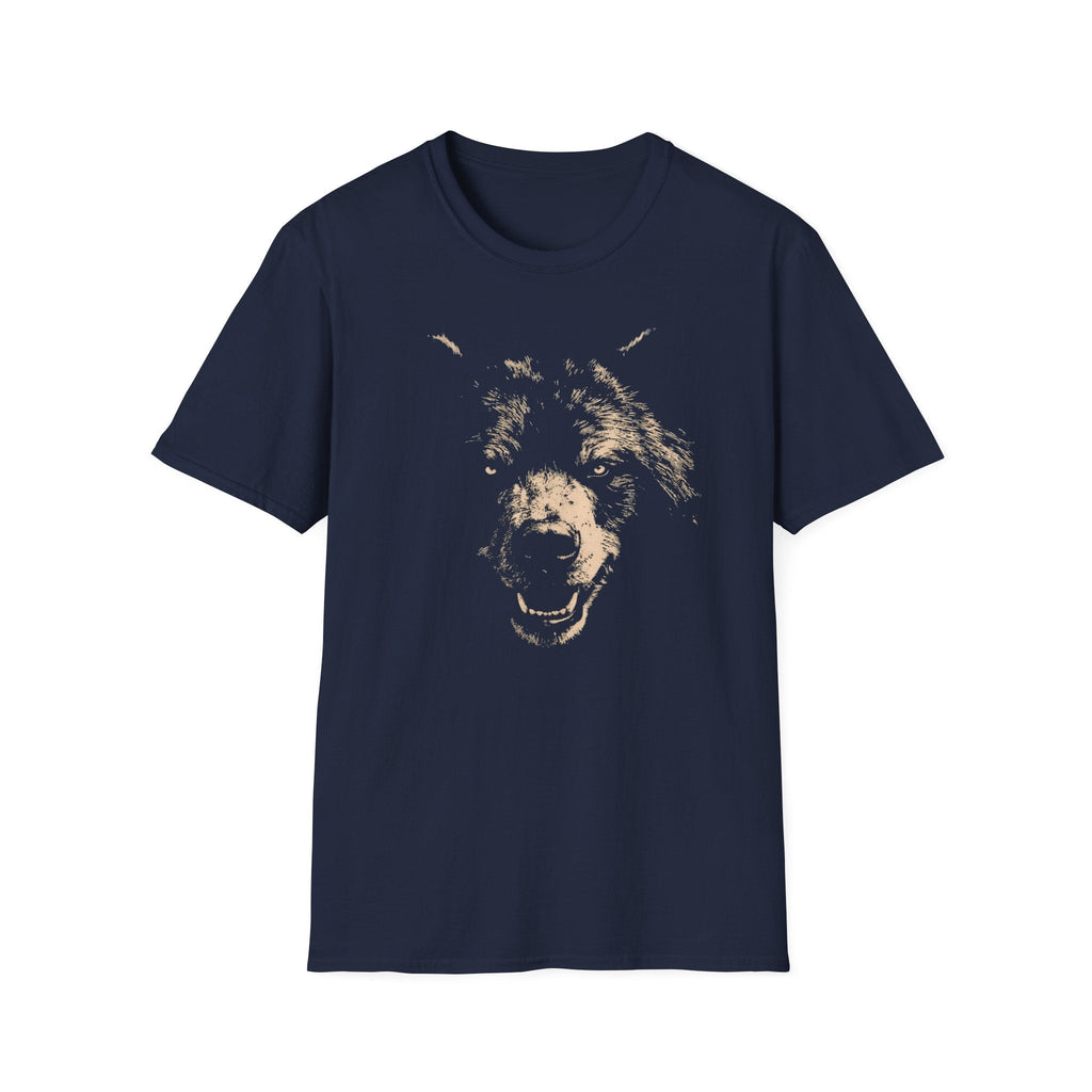 Printify T-Shirt Navy / XS Bear Scare