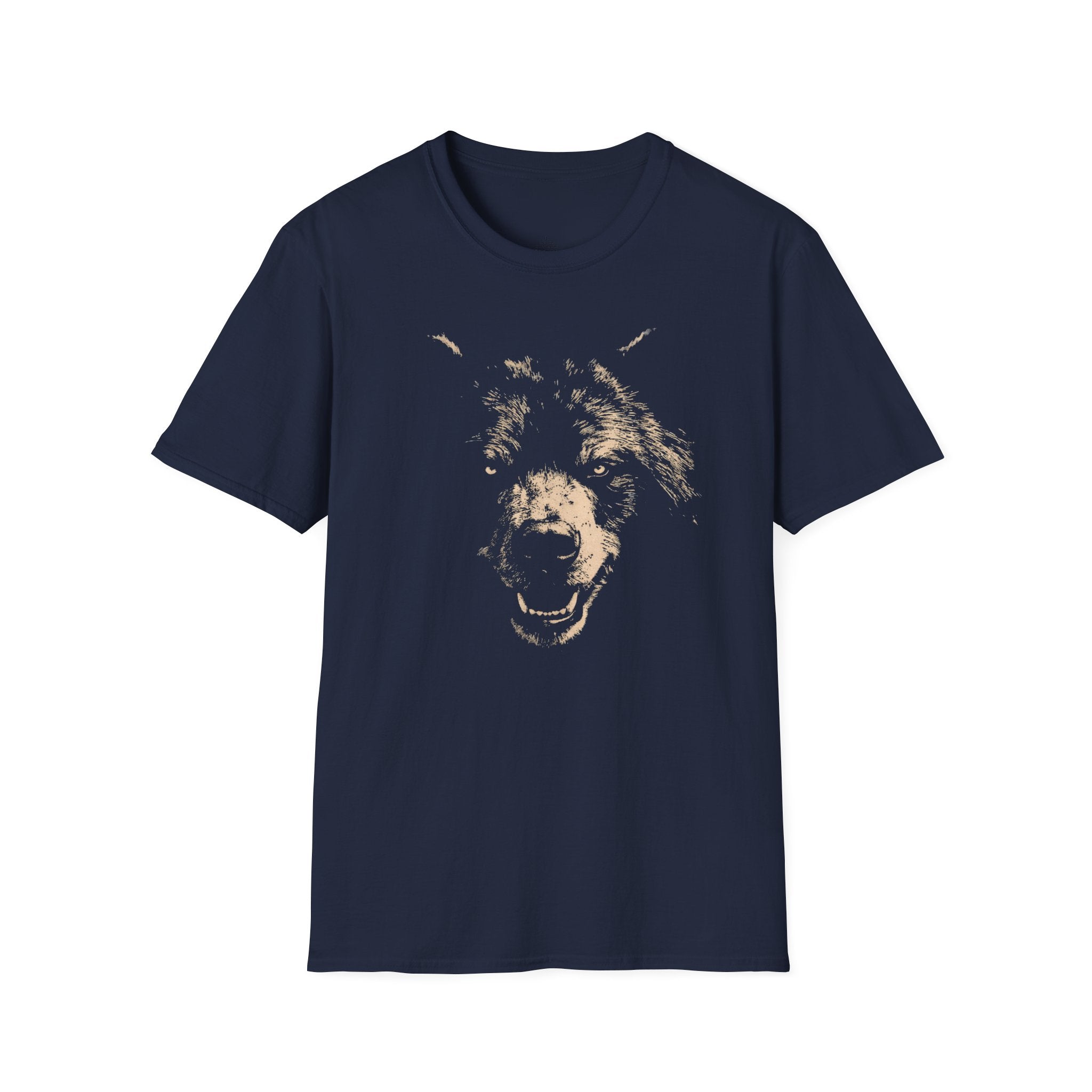 Printify T-Shirt Navy / XS Bear Scare