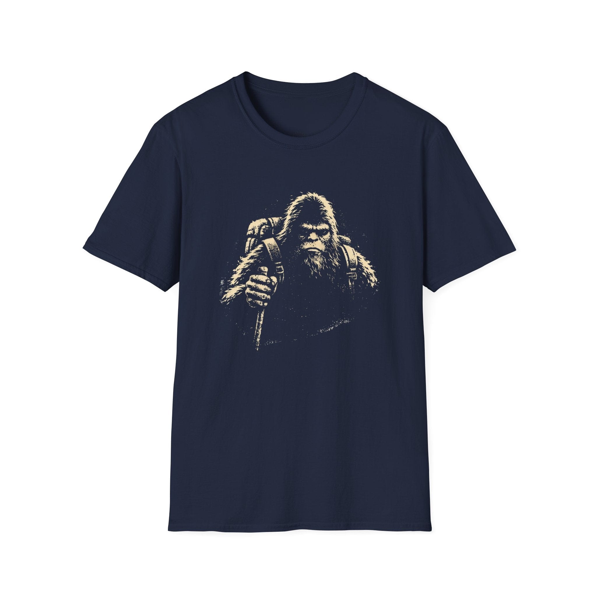 Printify T-Shirt Navy / XS Bigfoot Hiking
