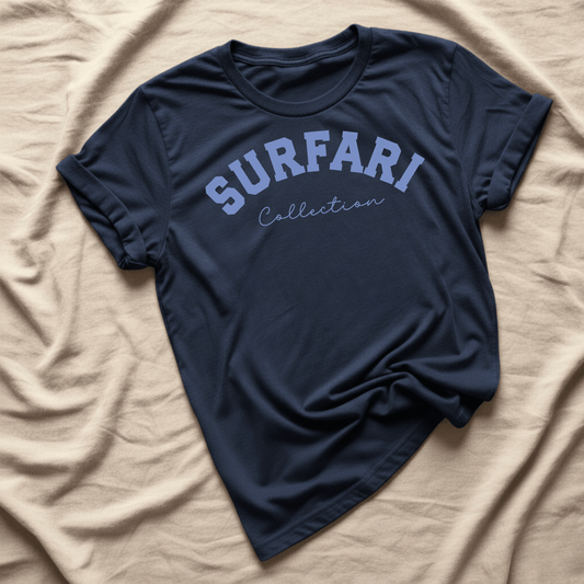 Printify T-Shirt Navy / XS Blue Surfari Collection