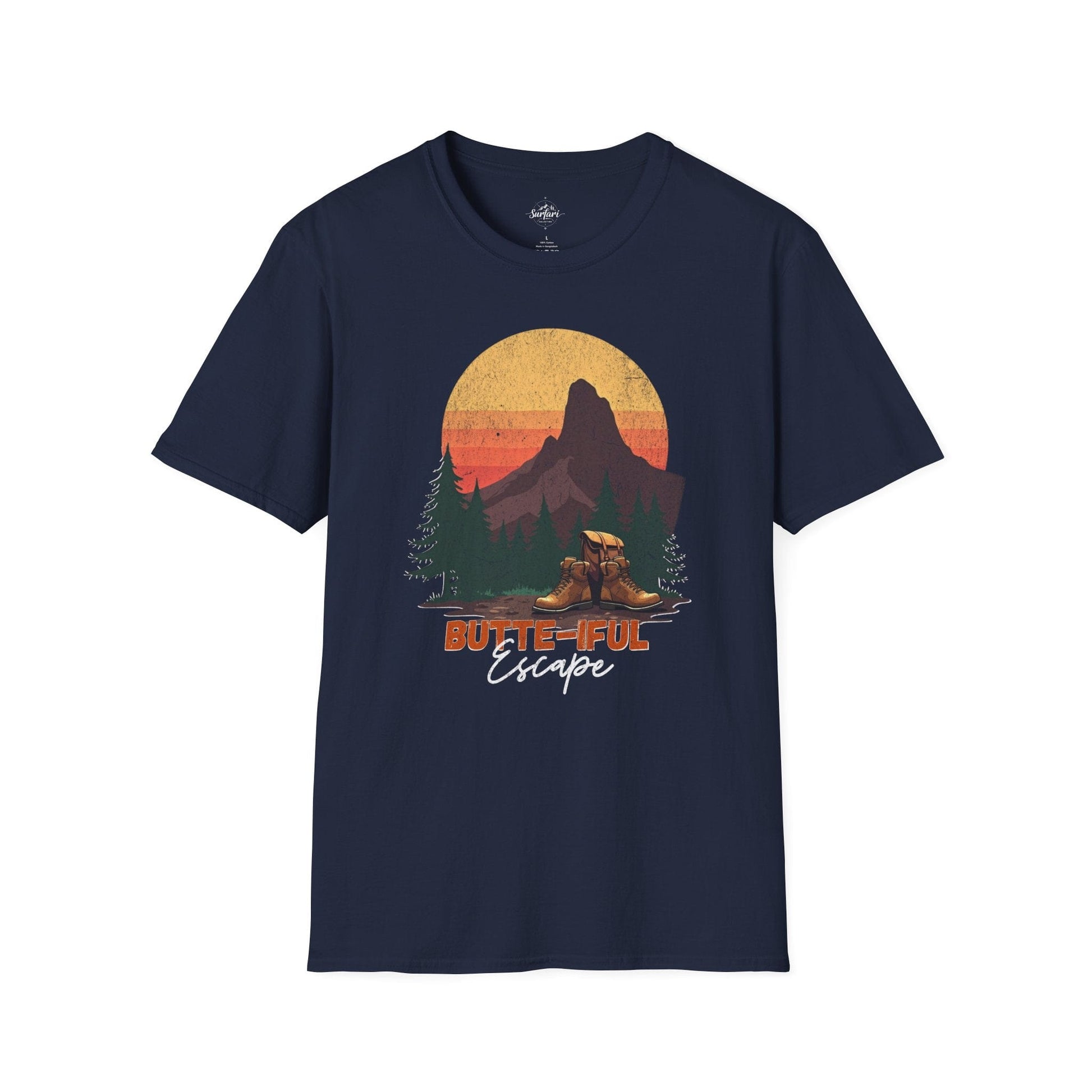 Printify T-Shirt Navy / XS Butte-iful Escape