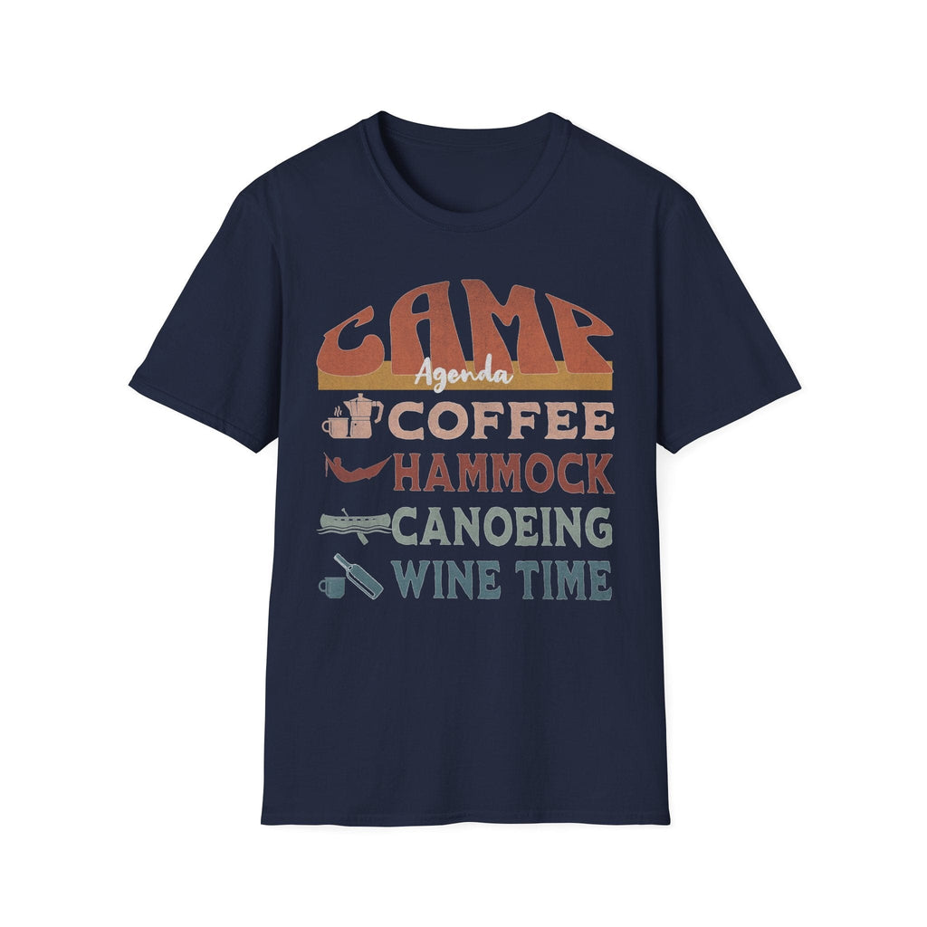 Printify T-Shirt Navy / XS Camp Agenda