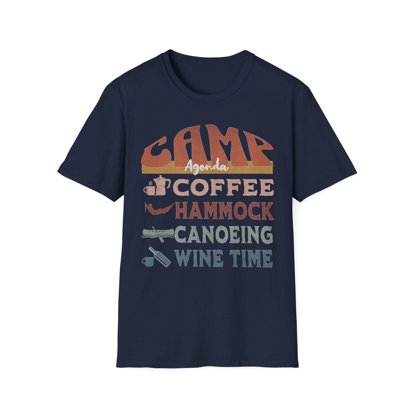 Printify T-Shirt Navy / XS Camp Agenda