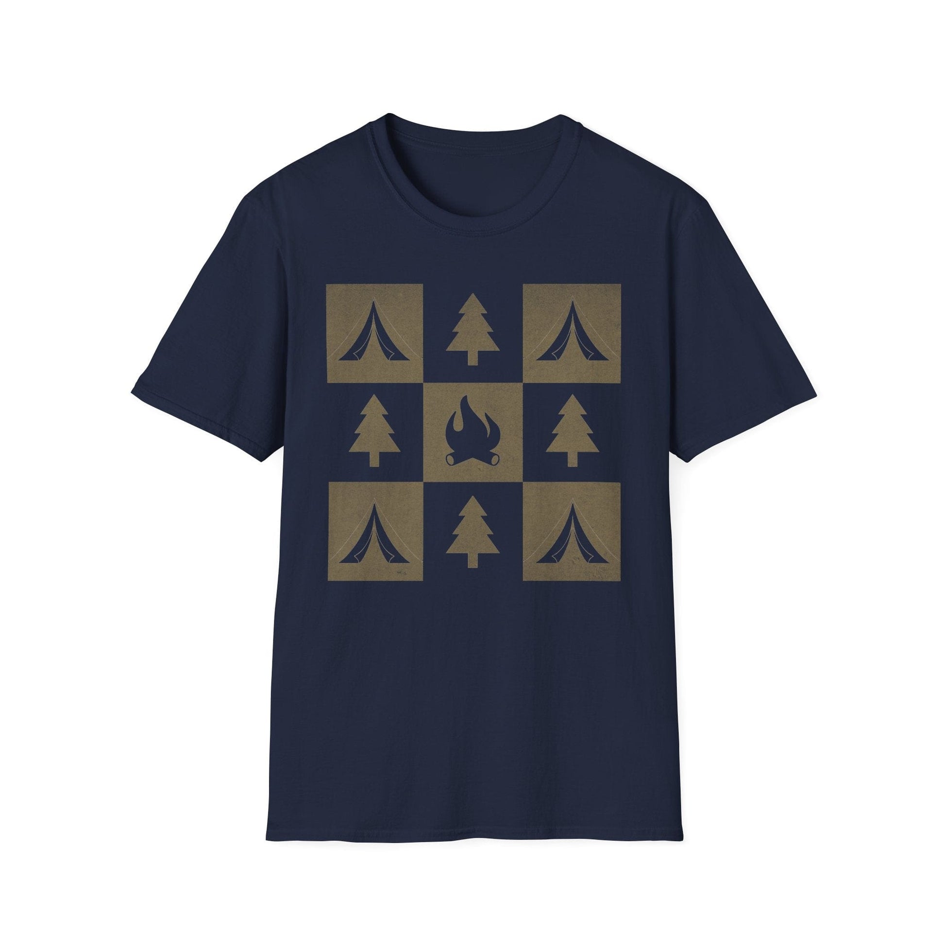 Printify T-Shirt Navy / XS Campfire Adventure