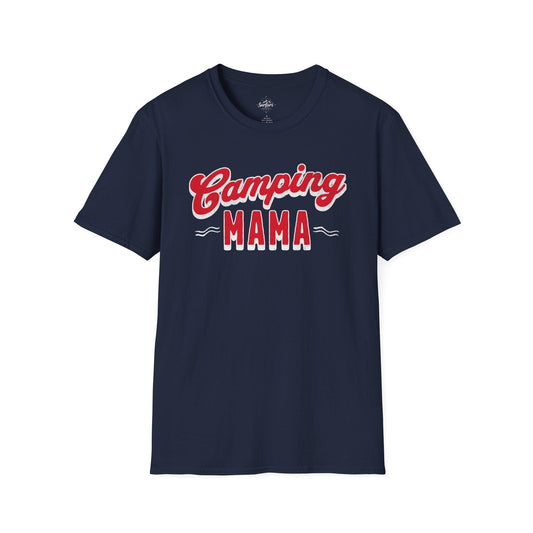 Printify T-Shirt Navy / XS Camping MAMA