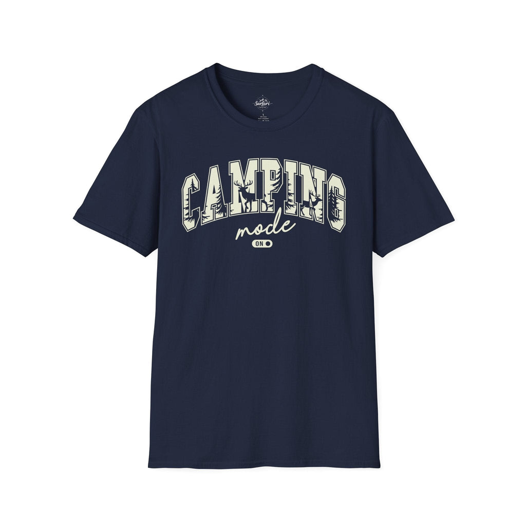Printify T-Shirt Navy / XS Camping Mode on