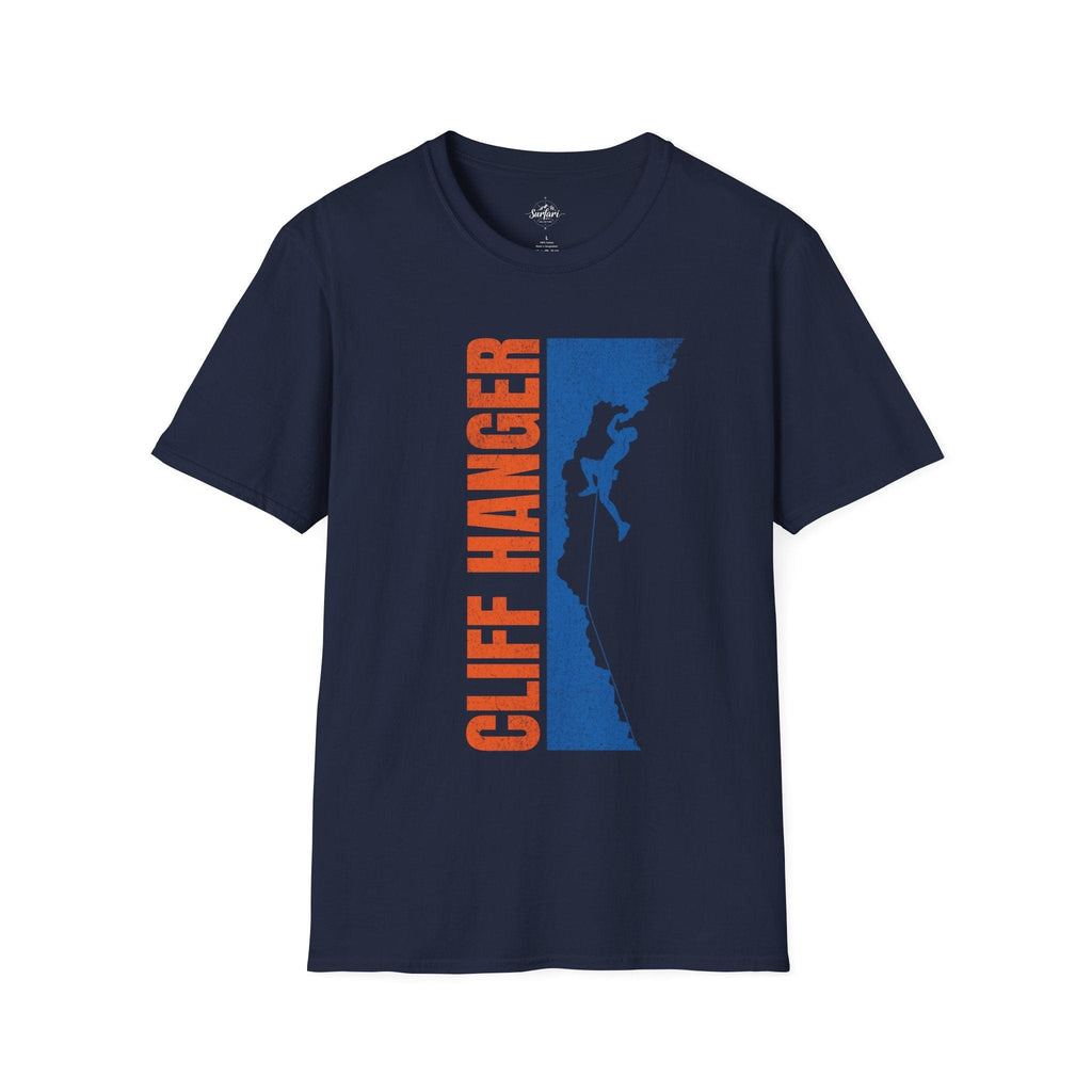 Printify T-Shirt Navy / XS Cliff Hanger