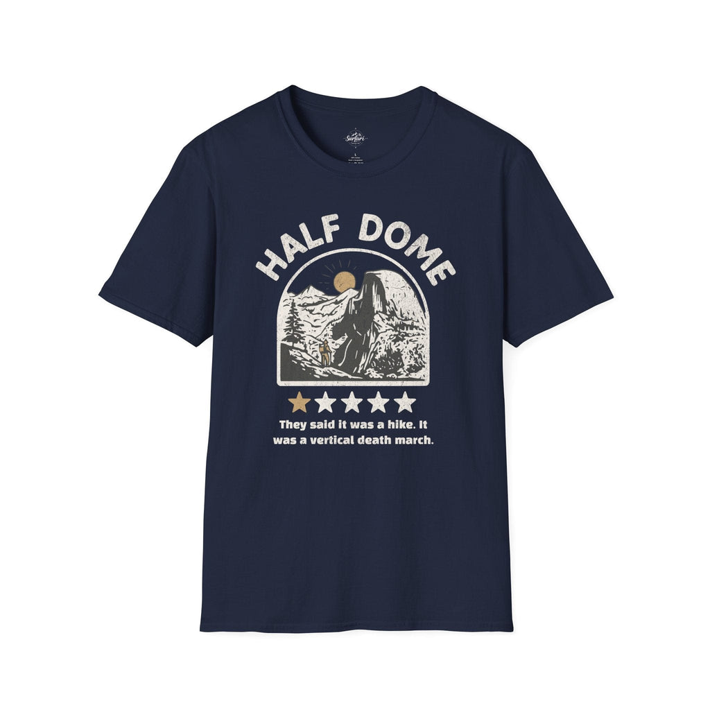 Printify T-Shirt Navy / XS Copy of Half Dome One Star Review T-Shirt