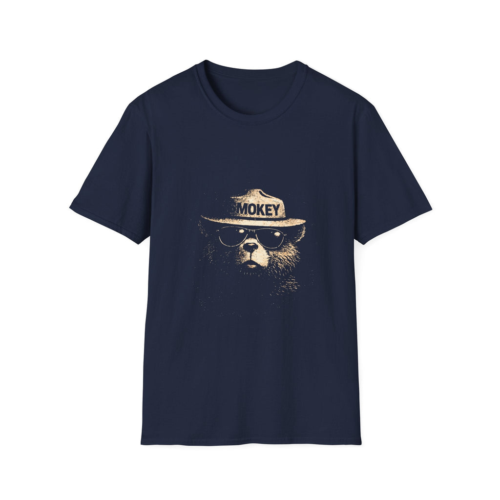 Printify T-Shirt Navy / XS Cute Smokey