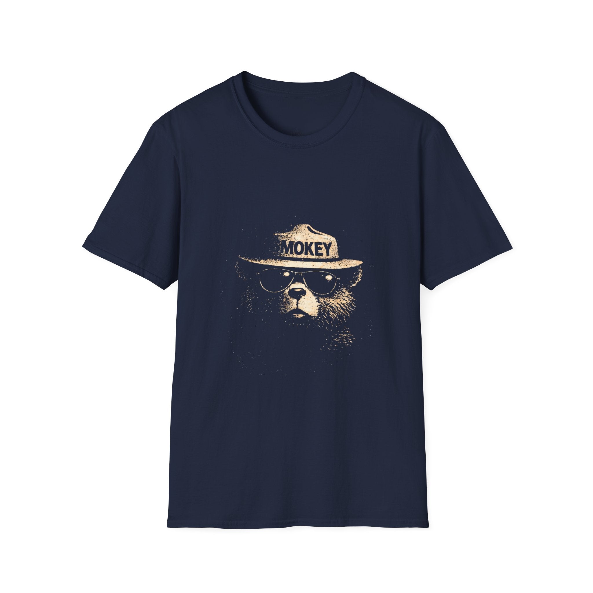 Printify T-Shirt Navy / XS Cute Smokey