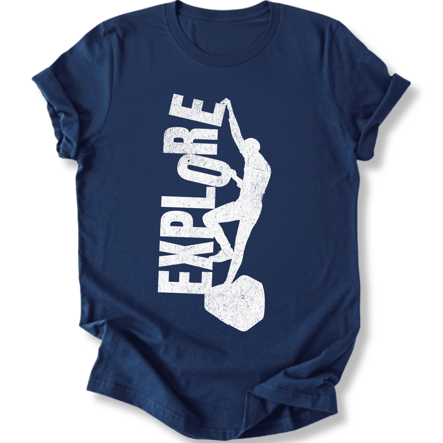 Printify T-Shirt Navy / XS Explore More