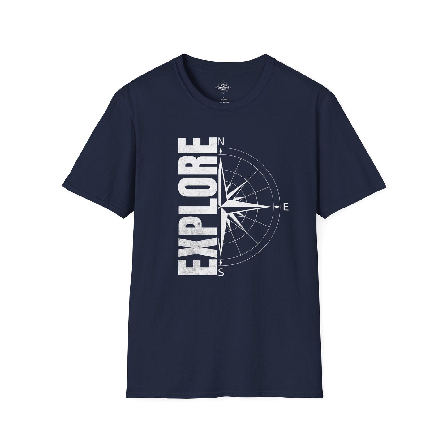 Printify T-Shirt Navy / XS Explore the World