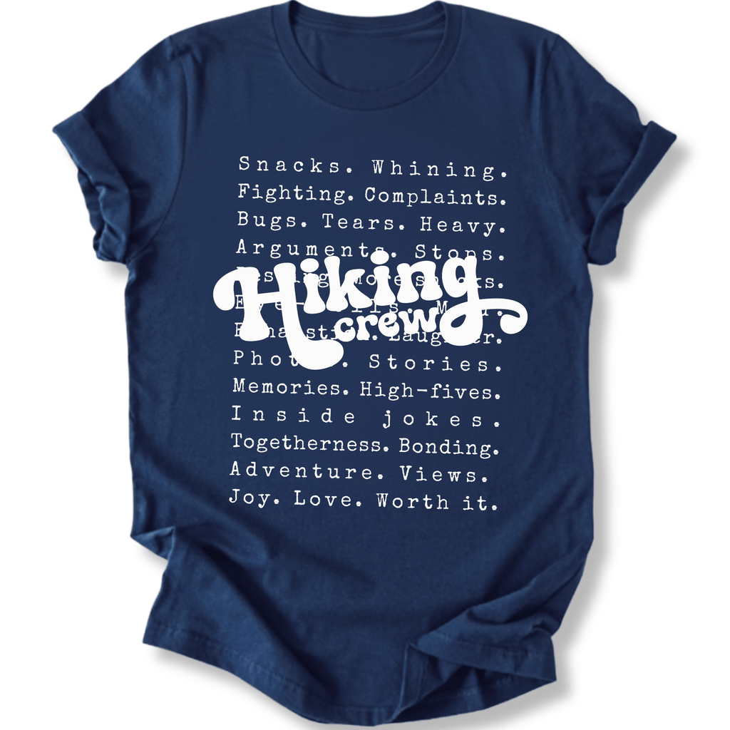 Printify T-Shirt Navy / XS Family Hiking Crew