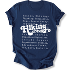 Printify T-Shirt Navy / XS Family Hiking Crew