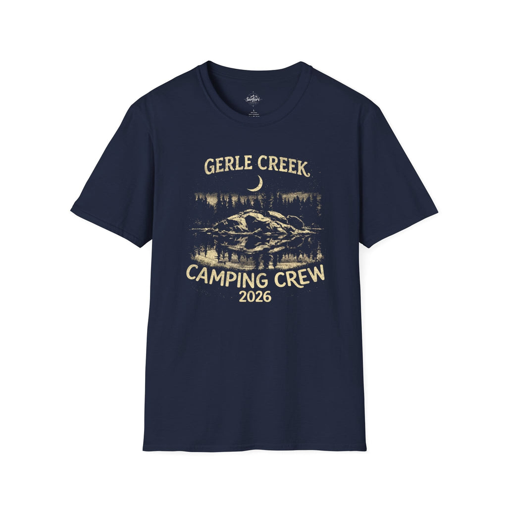 Printify T-Shirt Navy / XS Gerle Creek Camping Crew 2026