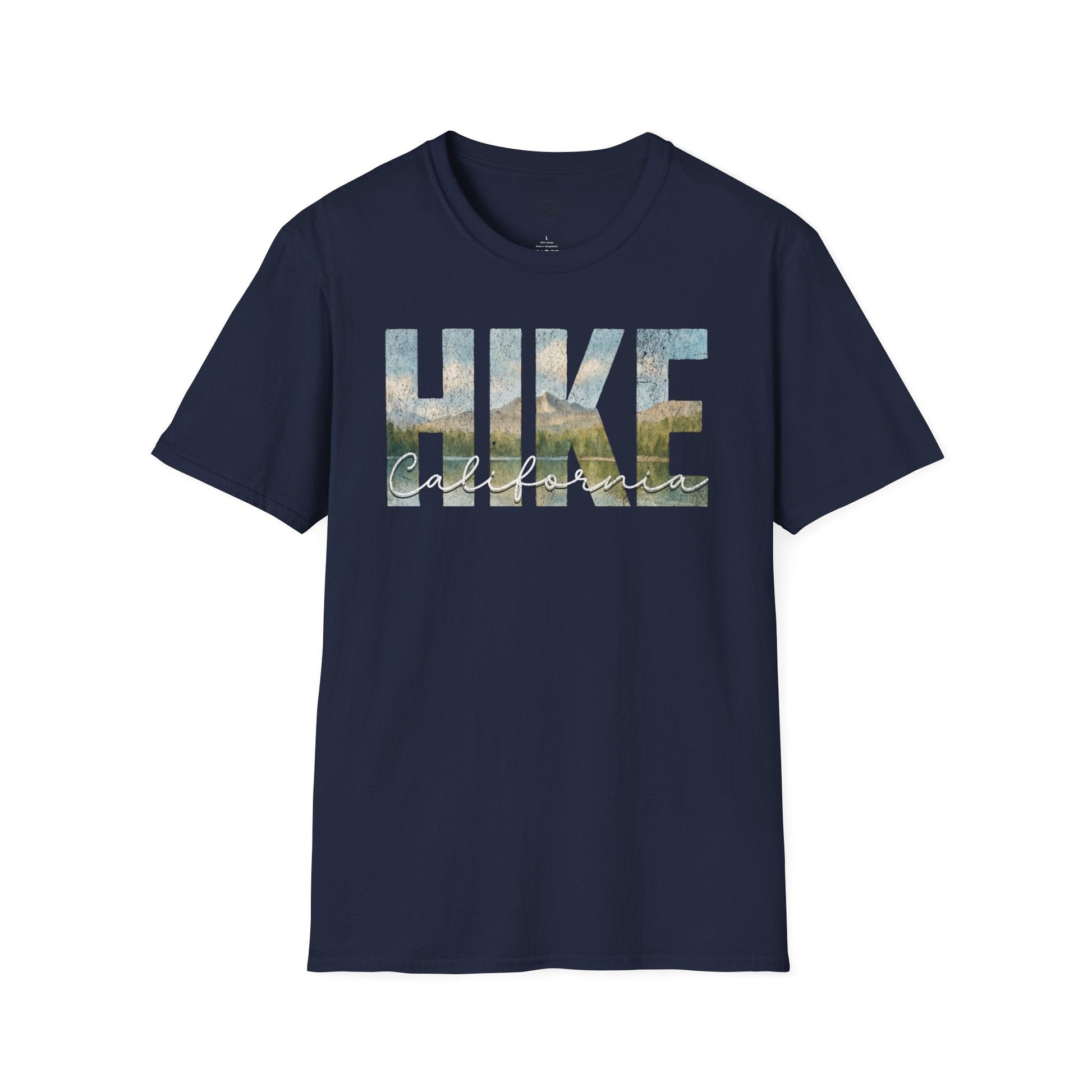 Printify T-Shirt Navy / XS Hike California