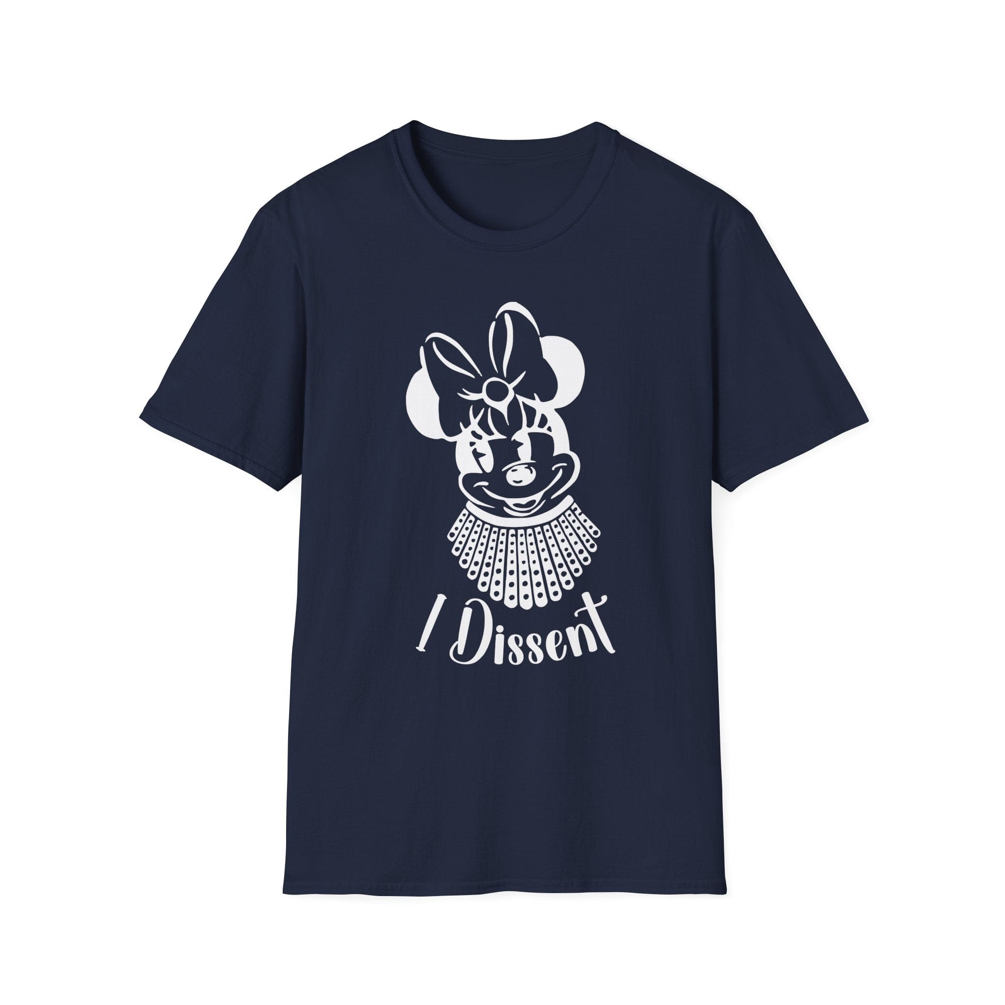 Printify T-Shirt Navy / XS I Dissent T‑Shirt — Feminist Minnie Mouse Graphic Tee
