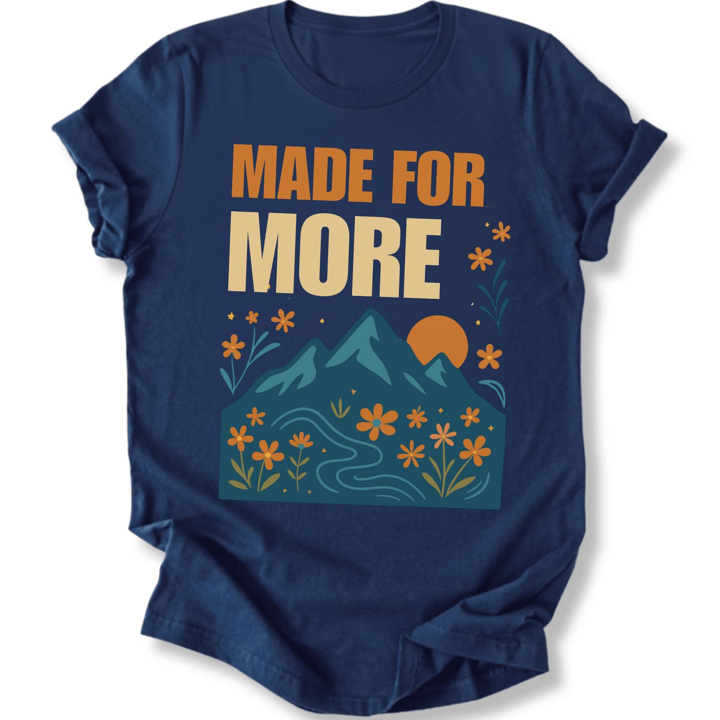 Printify T-Shirt Navy / XS Made for More