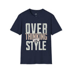 Printify T-Shirt Navy / XS Overthinking in Style