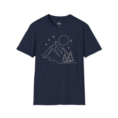 Printify T-Shirt Navy / XS Starry Night