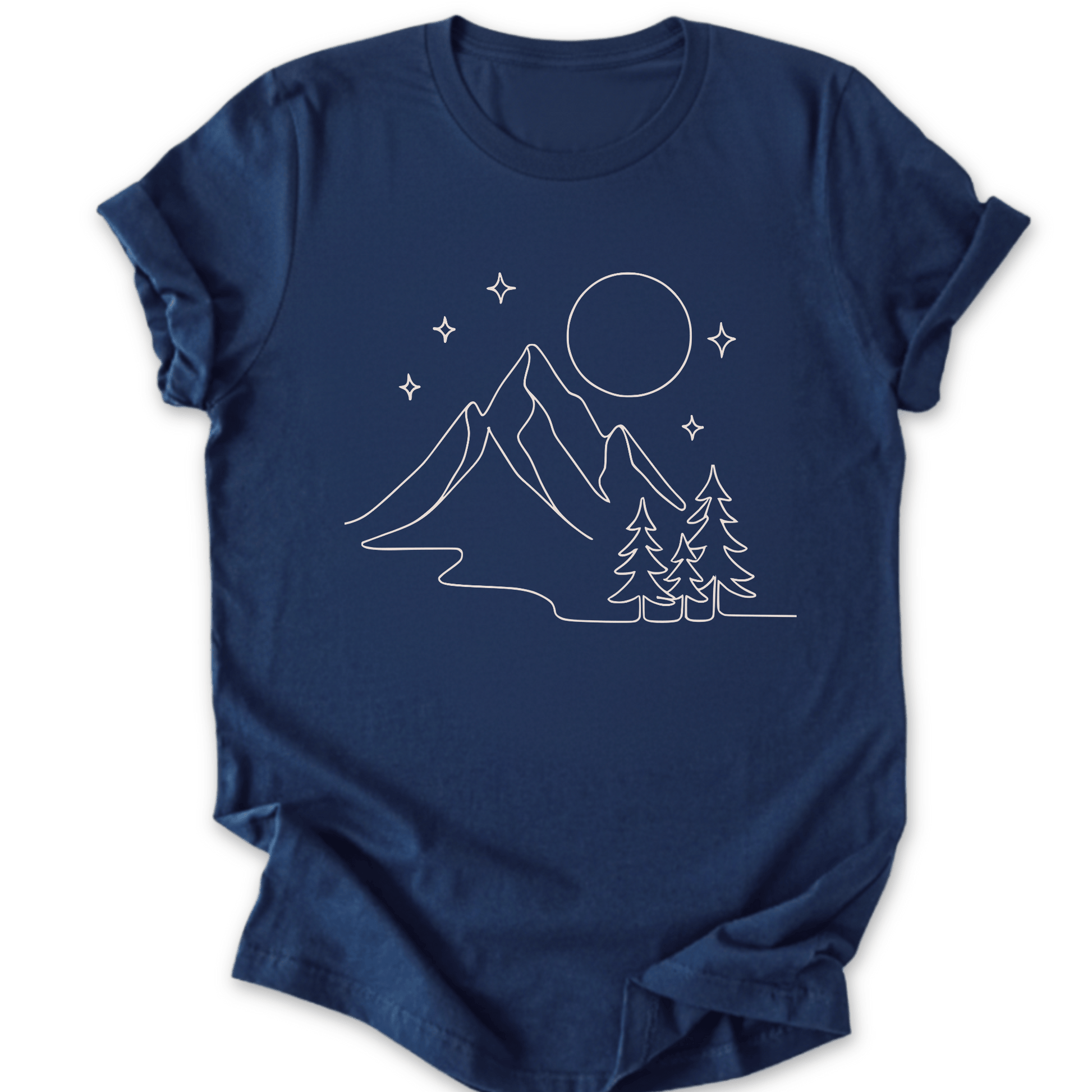 Printify T-Shirt Navy / XS Starry Night