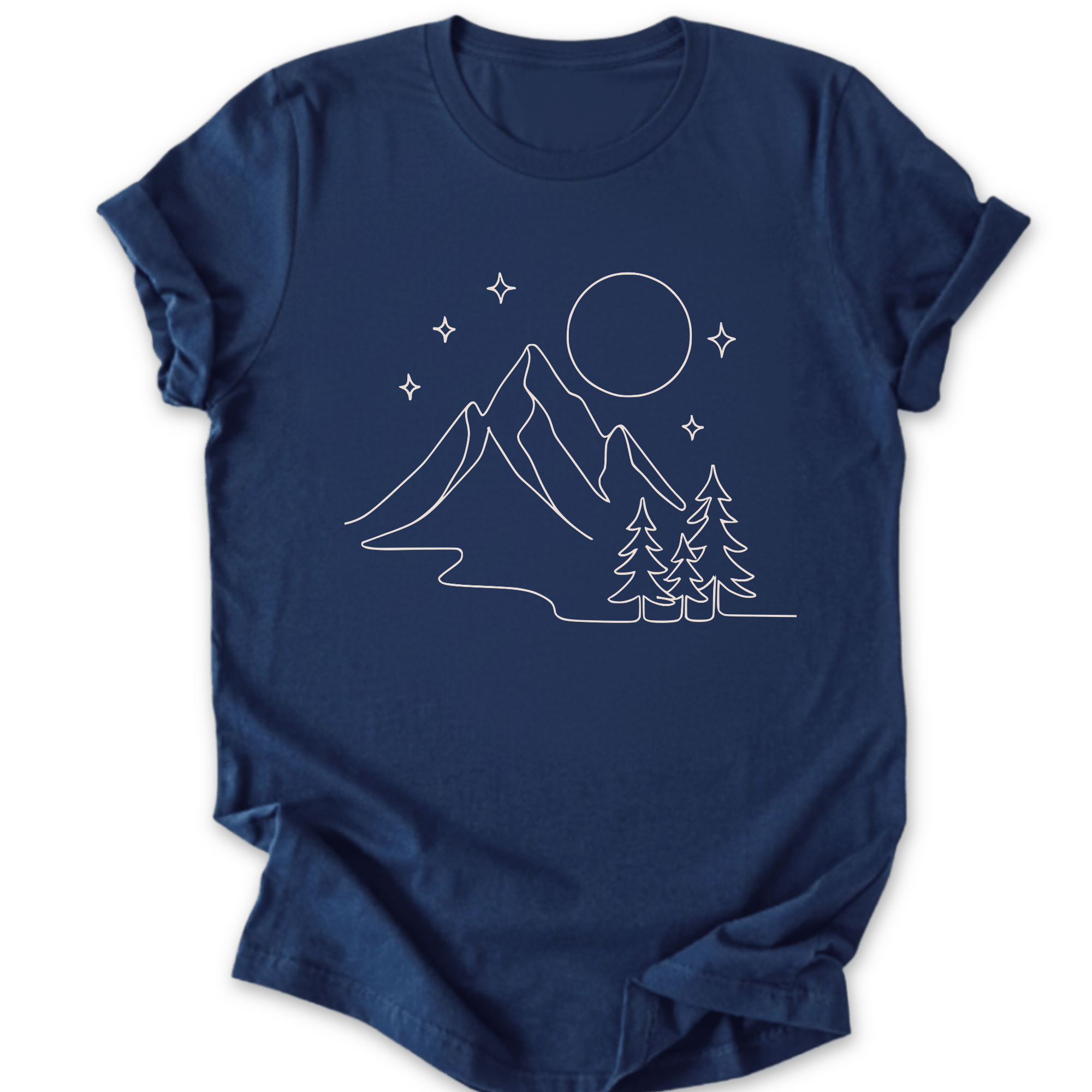 Printify T-Shirt Navy / XS Starry Night