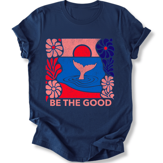 Printify T-Shirt Navy / XS The Good' Inspirational Graphic Tee