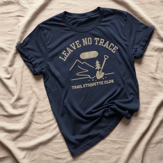 Printify T-Shirt Navy / XS Trail Etiquette Club