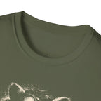 Printify T-Shirt Night Hike Raccoon