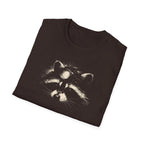Printify T-Shirt Night Hike Raccoon
