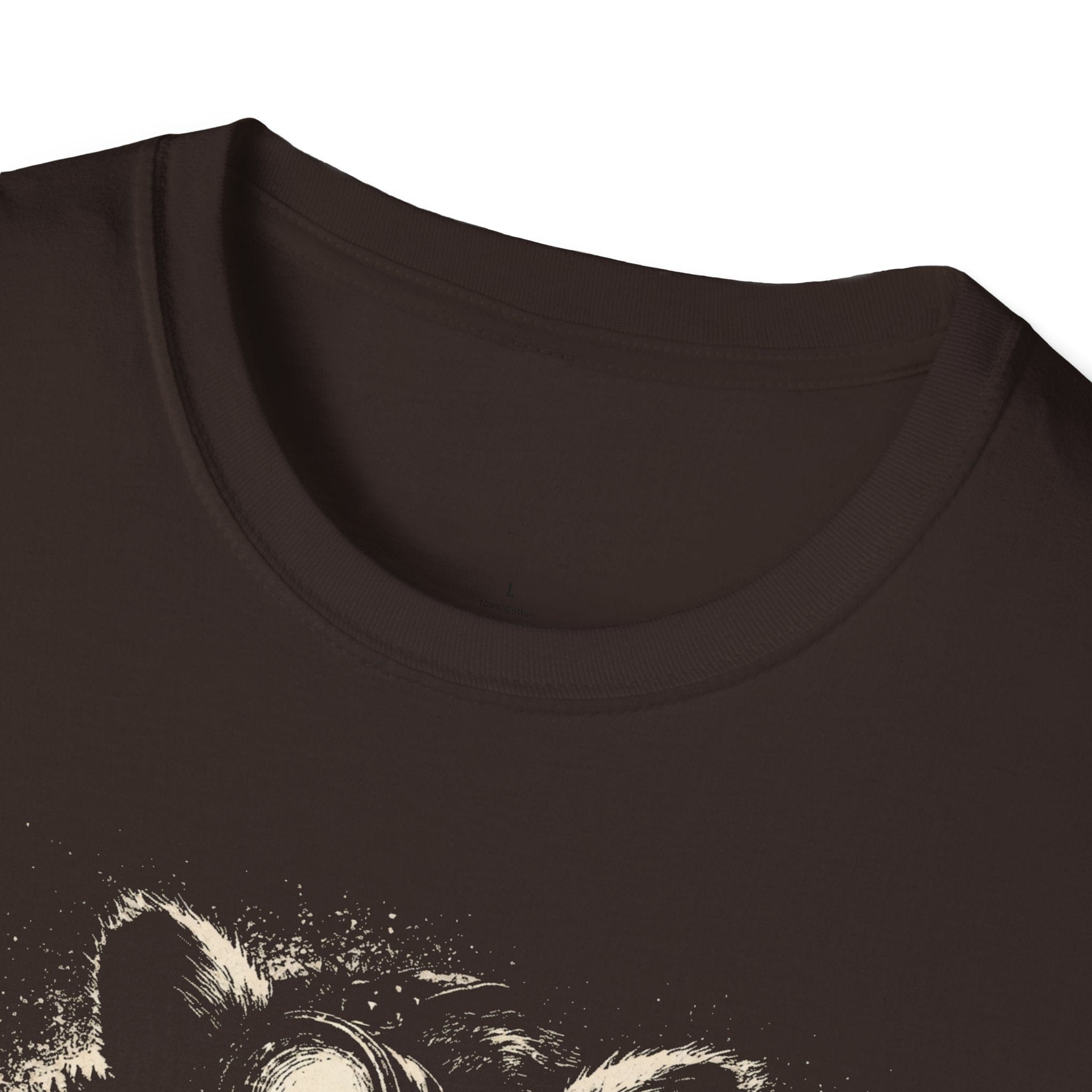 Printify T-Shirt Night Hike Raccoon