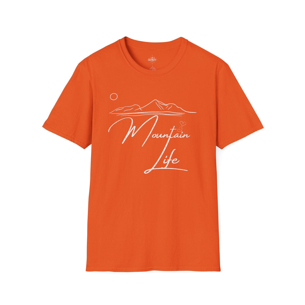 Printify T-Shirt Orange / S Mountain Life