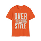 Printify T-Shirt Orange / S Overthinking in Style